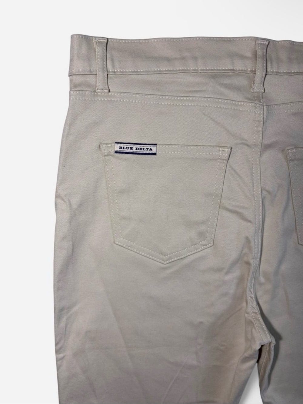 Blue Delta Khaki Flare Pants